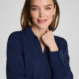 Spanx Airessentials Oversized Button Down - Timeless Navy