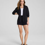 Spanx Airessentials Oversized Button Down - Very Black