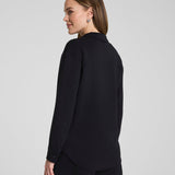 Spanx Airessentials Oversized Button Down - Very Black