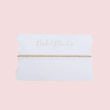 2MM Gold Bead Bracelet