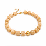 Sahara Marble Beaded Necklace