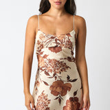 Coffee Cream Brown Jane Dress
