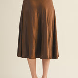 Espresso Flare Skirt