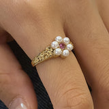 Lynn Flower Ring