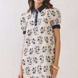 Camille Embroidered Floral Mini Dress