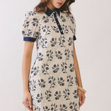 Camille Embroidered Floral Mini Dress