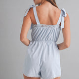 Bluebell Grace Embroidered Romper