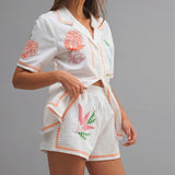Sunstitch Garden Embroidered Shirt