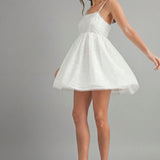 Ivory Daydream Lace Babydoll Dress
