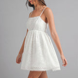Ivory Daydream Lace Babydoll Dress