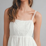 Ivory Daydream Lace Babydoll Dress