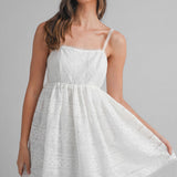 Ivory Daydream Lace Babydoll Dress