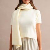 Clara Ivory Short Sleeve Knit Sweater