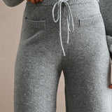 Harper Ribbed Knit Wide Leg Pants
