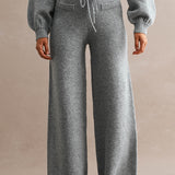 Harper Ribbed Knit Wide Leg Pants