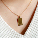 18kt Gold He Still Does Miracles Necklace