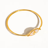 Aileen Gold Vintage Star Shell Bangle