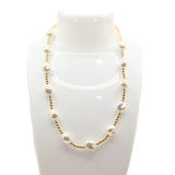 Sadie Pearl Necklace in Gold