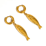 Nibe Coastal Catch Hoop Earrings