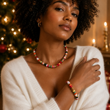 Amara Festive Color Beaded Necklace