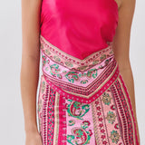 Santorini Sunset Scarf Print Cami Top