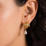 Dovely Crystal Drop Statement Earrings