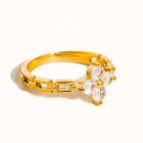 Finn Flower Chain Ring