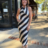 Stripe the Night Dress