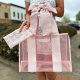 Ballet Pink Bow Jelly Tote Bag