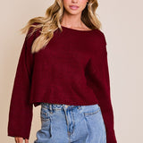 Effortless Elegance Boat Neck Sweater