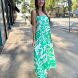 Ocean Waves Cami Swing Maxi