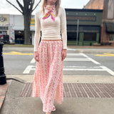 Blush Garden Maxi Skirt