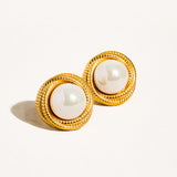 Foire Pearl Stud Earring
