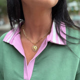 Golden Amour Collar Necklace