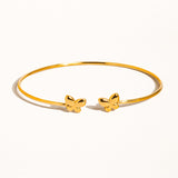 Poppy Heart Bangle