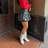 Bold Bubble Mini Skirt