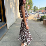 Wild Animal Swing Midi Swing Skirt