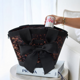 Tortoiseshell Bow Mini Jelly Cooler Tote Bag