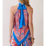 Sienna Paisley Scarf Halter Top
