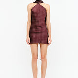 Burgundy Penny Dress