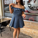 Denim Sweetheart Dress