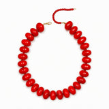 Scarlet Sunset Statement Necklace