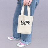 Sorority Mini Canvas Tote Gift Bag with Sorority Name