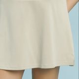 Ecru Motion Luxe Mini Skort