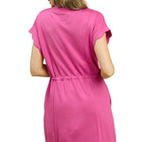 Peony Breeze Scallop Luxe Knit Dress