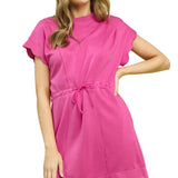 Peony Breeze Scallop Luxe Knit Dress