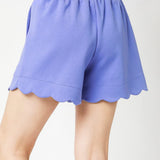Peri Sky Scallop Lounge Shorts