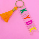 Sorority Tassel Key Fob