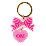 Sorority & Greek Bow-Dacious Keychain