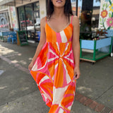 Sunset Mirage Midi Dress